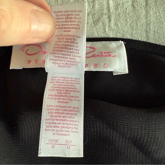 Vintage Oscar de la Renta Pink Label Lace V-Neck Floral Embellished Nightgown - Picture 10 of 11